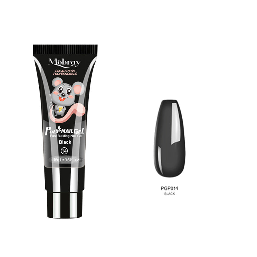 DIY kynsigeeli luonnollisen näköisiin kynsiin, sisältää pinkin geelin ja pehmeän siveltimen; sopii kotikäyttöön nopeasti.