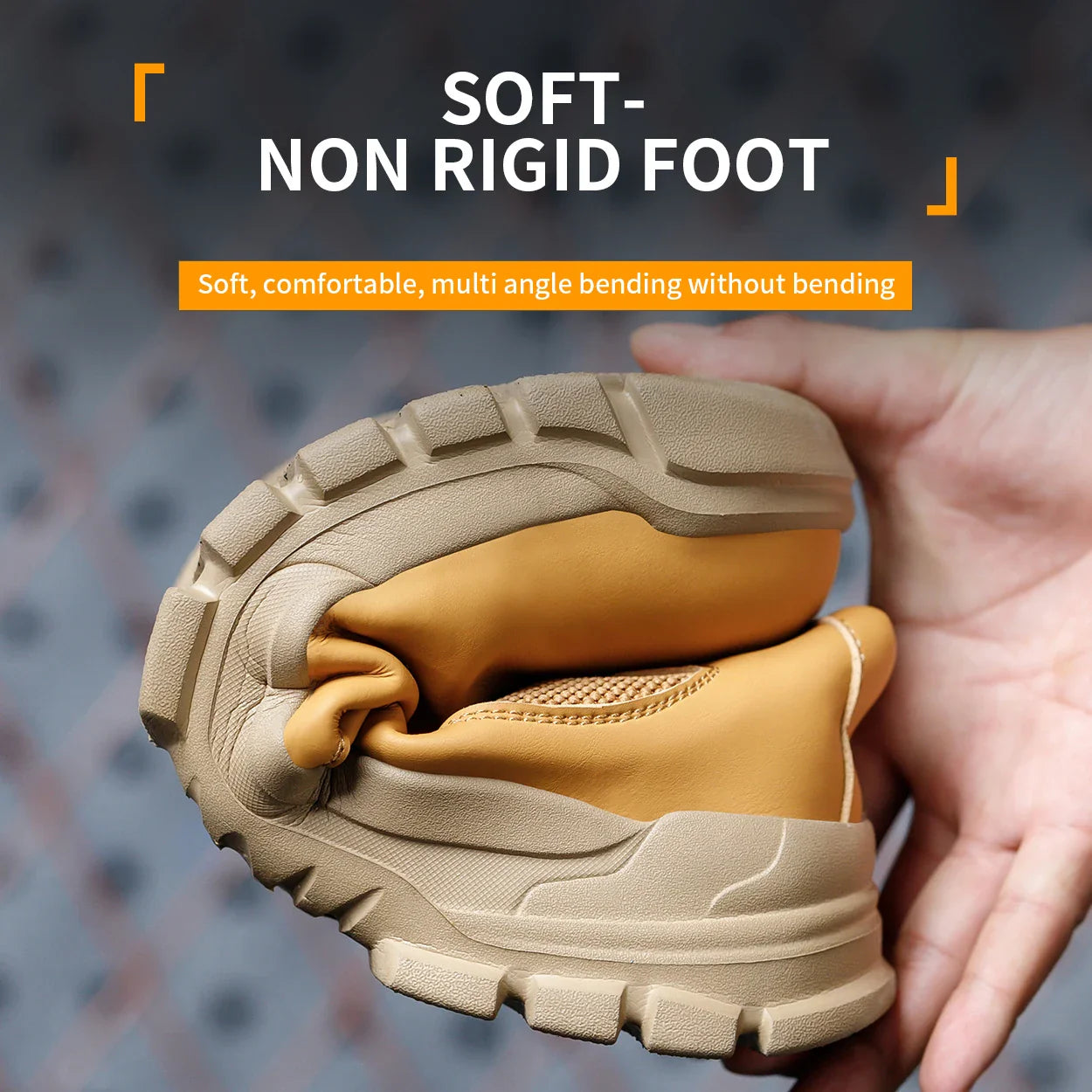 "Miesten vedenpitävät taktiset turvallisuussaappaat teräksisellä varvassuojalla ja hyvällä pidolla, musta väri."