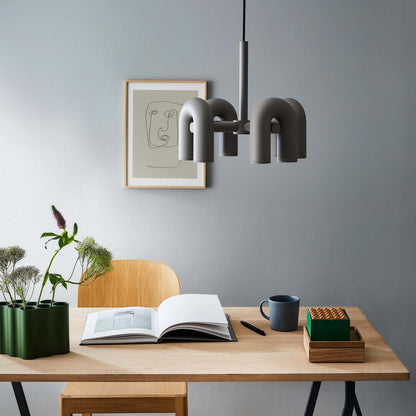 Moderni LED-kattokruunu, monipuolinen valaistus