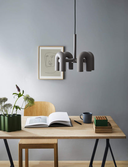 Moderni LED-kattokruunu, monipuolinen valaistus