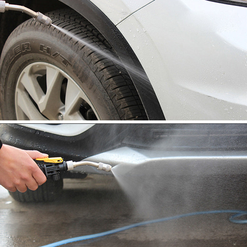 "2-in-1 korkeapainepesuri, pitkä suutin, musta kahva, tehokkaaseen auton, puutarhan ja kodin puhdistukseen"