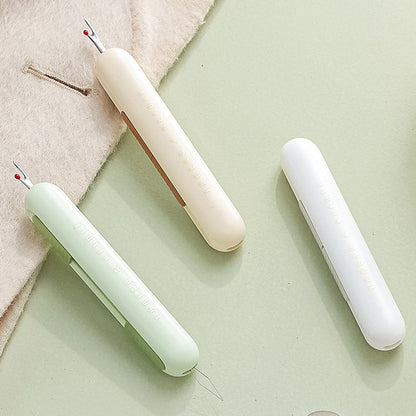 "2-in-1 neulalangan saumarepäisijä, kaksi päätä, helppo käyttö, innovatiivinen ompelutyökalu, kestävä materiaali"