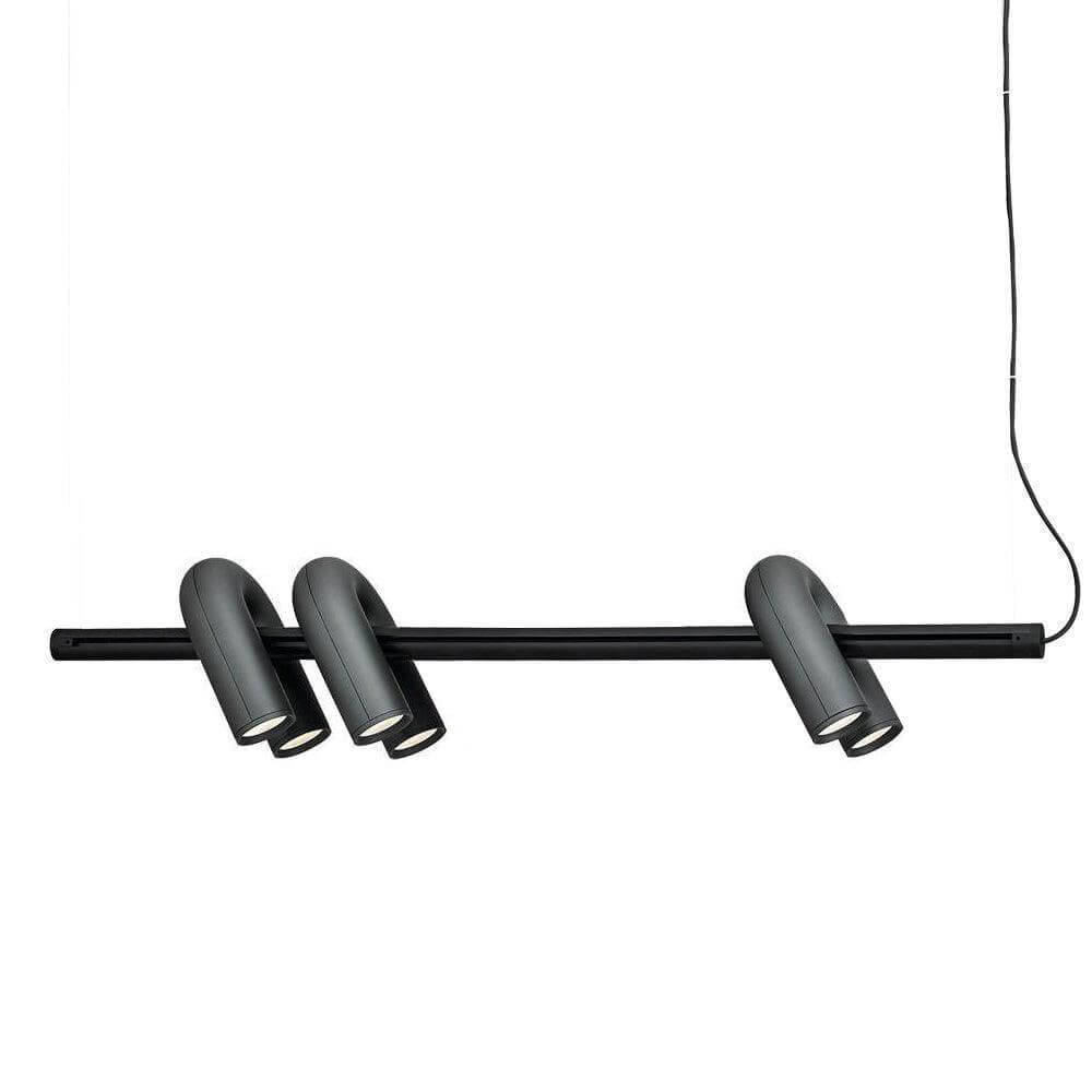 Moderni LED-kattokruunu, monipuolinen valaistus