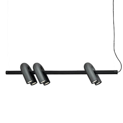 Moderni LED-kattokruunu, monipuolinen valaistus