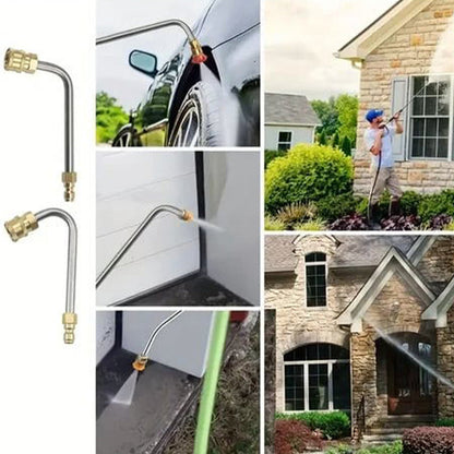 4000 PSI korkeapainepesuritikkaiden puhdistussarja, messinki ja teräs, jatkovarret ja monipuoliset suutinkärjet, helposti ase