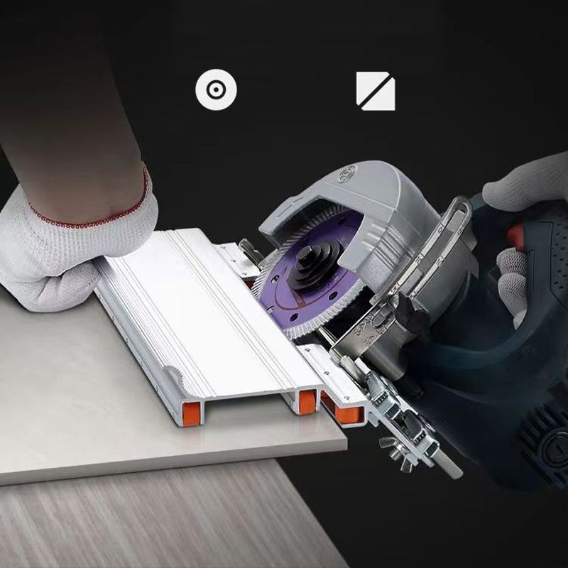 "45 asteen alumiiniseos reunaleikkuri, tarkka ja vakaa työkalu laatoille, kaksoisakselin suunnittelu, ei pölyä"