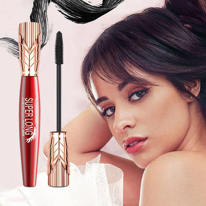 "4D vedenkestävä ripsiväri, pitkäkestoinen volyymi; mukana tiheä harja, kirkkaan punainen sävy, tarjoaa maksimaalista volyymi