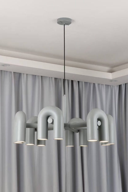 Moderni LED-kattokruunu, monipuolinen valaistus