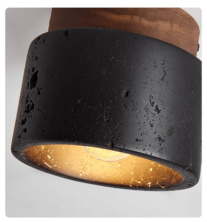 Moderni Kivipintainen Kattovalaisin - Tunnelmallinen Sisustusvalaistus