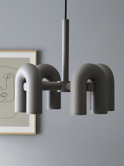 Moderni LED-kattokruunu, monipuolinen valaistus