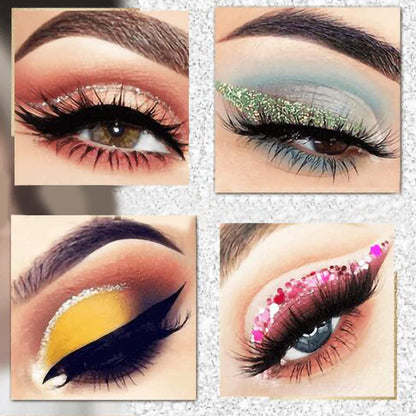 6-in-1 silikoni luomivärityökalu naisille, mukana 6 erilaista pestävää lisäosaa, kätevä ja monipuolinen silmämeikkiin.