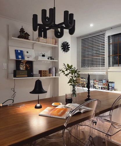 Moderni LED-kattokruunu, monipuolinen valaistus