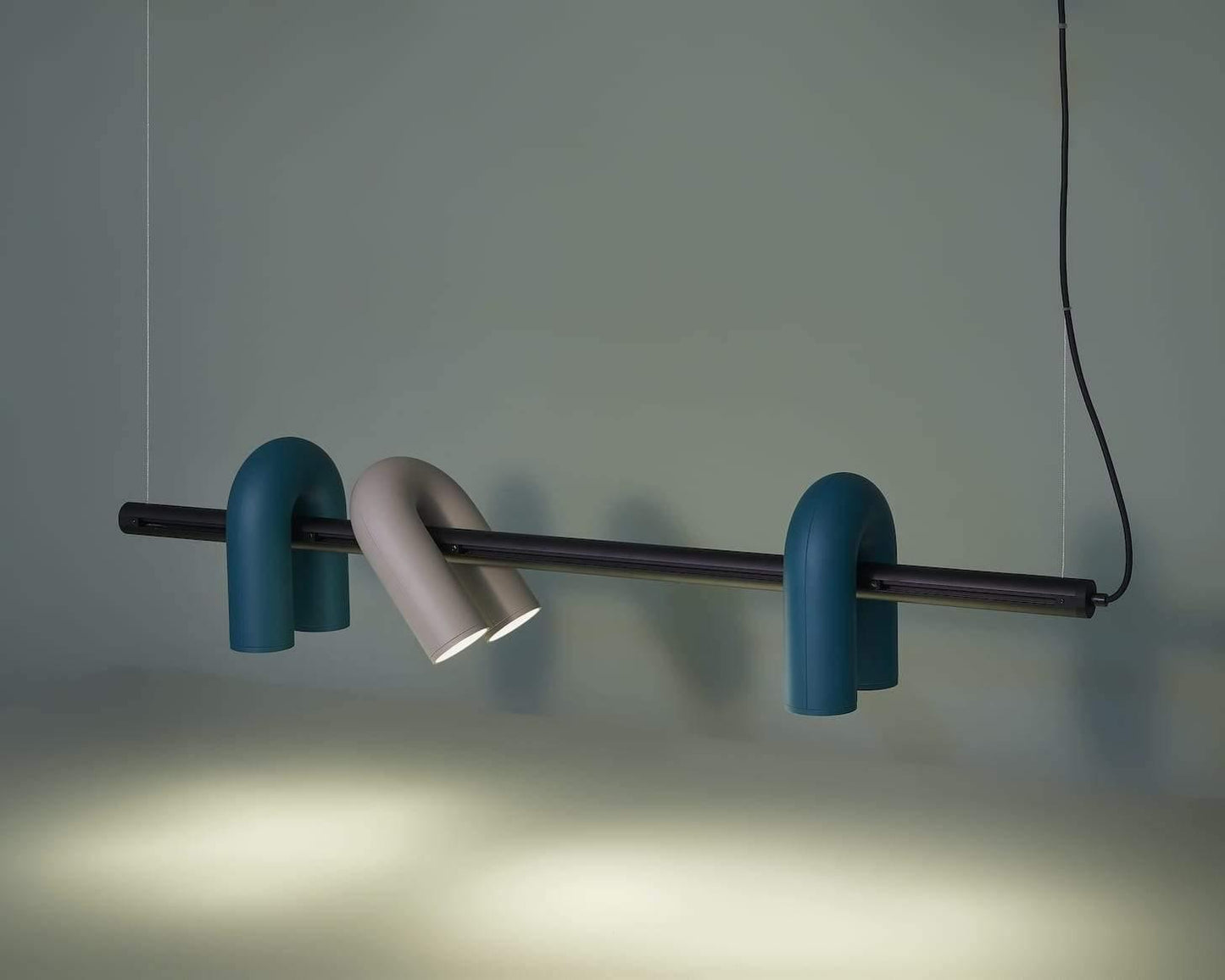 Moderni LED-kattokruunu, monipuolinen valaistus