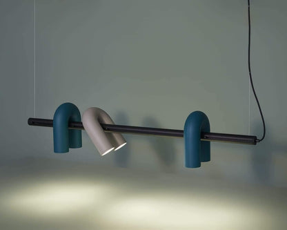 Moderni LED-kattokruunu, monipuolinen valaistus