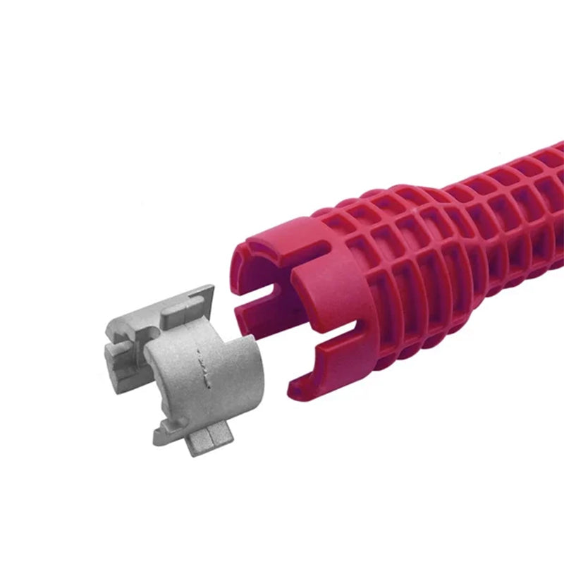 "8-in-1 vesiputkiavain, ergonominen monikäyttötyökalu vaikeasti tavoitettaviin paikkoihin, kestävä ja hyödyllinen allasremont