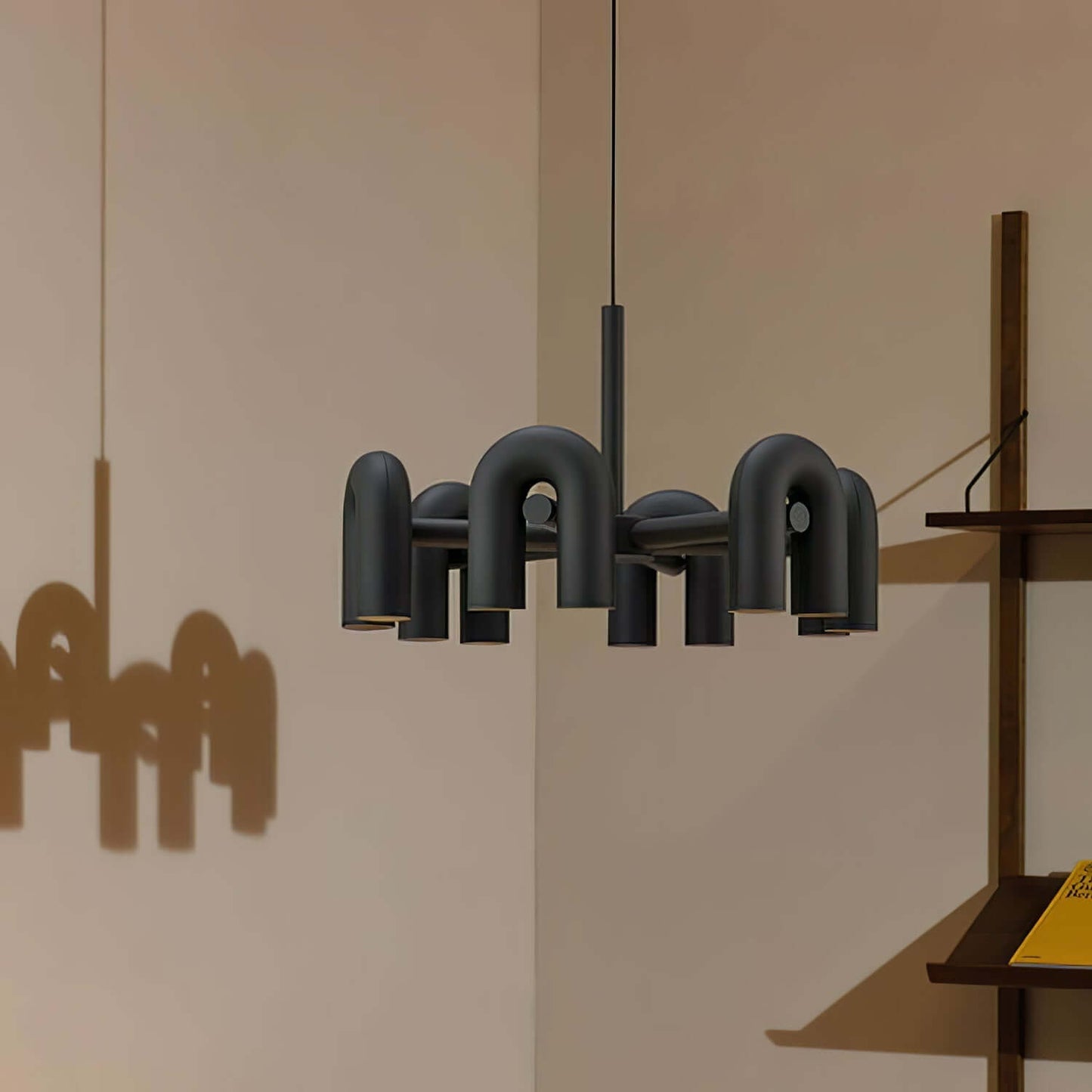 Moderni LED-kattokruunu, monipuolinen valaistus