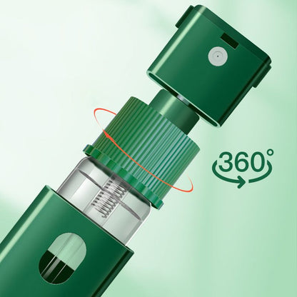 Kompakti vihreä huulipunan kokoinen hyttyskarkotesuihke sisältää koiruohon, ihanteellinen hyttyskarkote ulkoiluun.