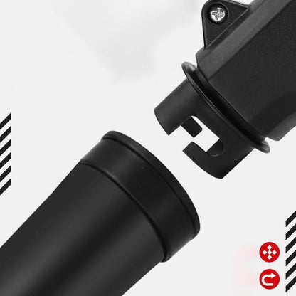 "Monikäyttöinen 2-in-1-imuri ja puhallin, helppo kiinnitys kulmahiomakoneeseen, ergonominen kahva ja paranneltu ilmaputki."