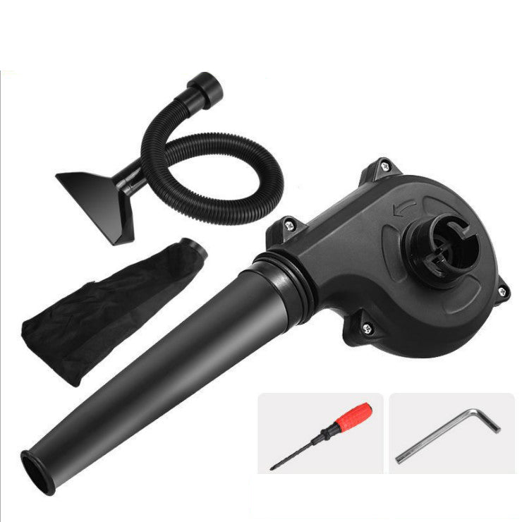 "Monikäyttöinen 2-in-1-imuri ja puhallin, helppo kiinnitys kulmahiomakoneeseen, ergonominen kahva ja paranneltu ilmaputki."