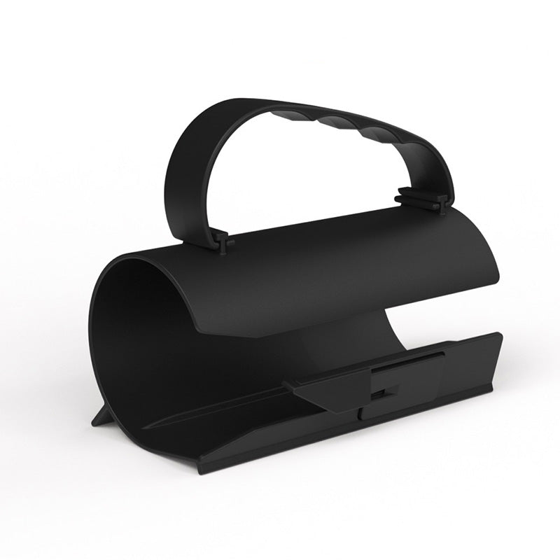 "Musta/vihreä käärepaperileikkuri lastentuotteille, liukuva rakenne, terävä terä sujuvaan ja tarkkaan lahjapakkaamiseen."