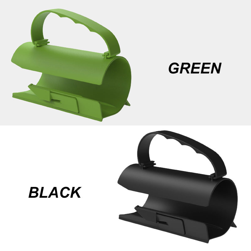 "Musta/vihreä käärepaperileikkuri lastentuotteille, liukuva rakenne, terävä terä sujuvaan ja tarkkaan lahjapakkaamiseen."