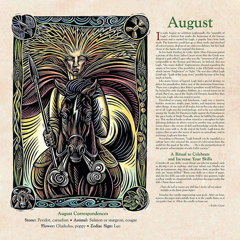 "Noitien Kalenteri 2023: Visuaalisesti upeasti kuvioitu seinäkalenteri, maagisin viisaus ja astrologiatiedot koko vuodeksi."