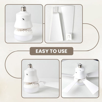 Tyylikäs LED-kattotuuletin kaukosäätimellä olohuoneessa, yhdistää valaistuksen ja viilennyksen moderniin muotoiluun.