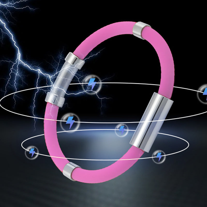 "Tyylikäs antistaattinen silikageeli rannekoru miehille ja naisille, minimalistinen muotoilu kolmessa värissä."