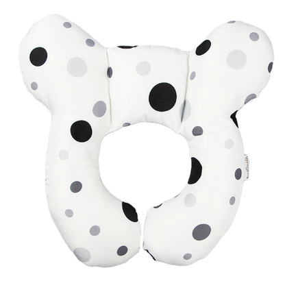 "Vauvan ergonominen tukityyny pehmeällä materiaalilla ja söpöillä kuoseilla elefantti, kettu ja yksisarvinen."