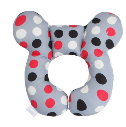 "Vauvan ergonominen tukityyny pehmeällä materiaalilla ja söpöillä kuoseilla elefantti, kettu ja yksisarvinen."