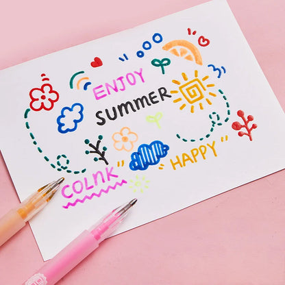 "Värikkäät 3D geelitussit lapsille, ergonominen muotoilu, luo elävä kokemusta muistiinpanoihin ja projekteihin."