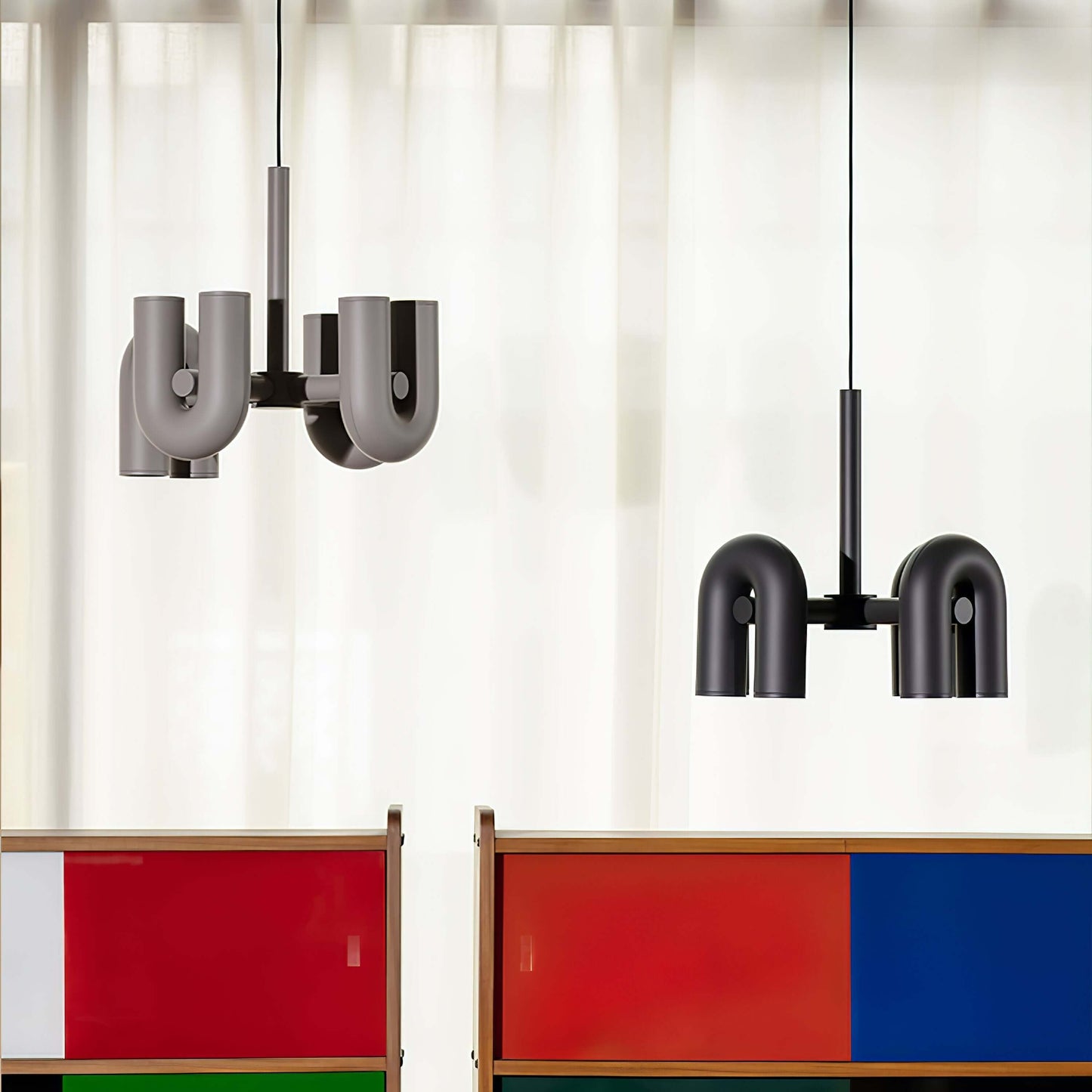 Moderni LED-kattokruunu, monipuolinen valaistus