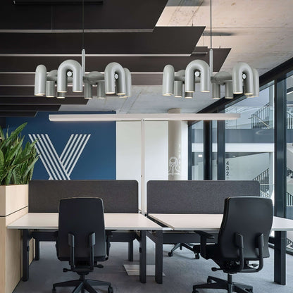 Moderni LED-kattokruunu, monipuolinen valaistus