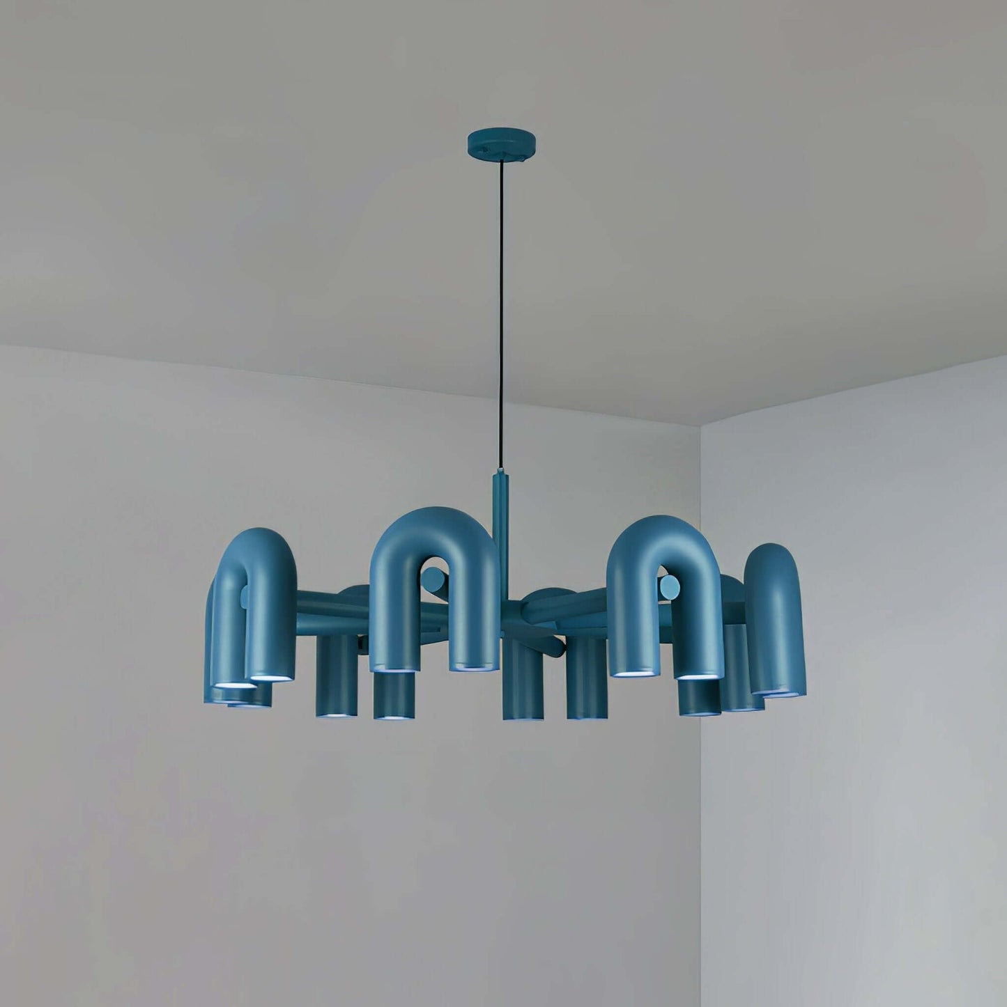 Moderni LED-kattokruunu, monipuolinen valaistus